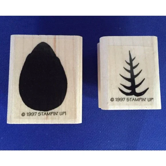 Stampin' Up Definitely Decorative Regal Rose 10 Stamps Two Step Retired 1997 - Picture 7 of 10